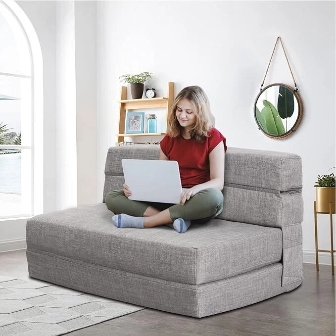 Convertible Memory Foam Sofa Bed